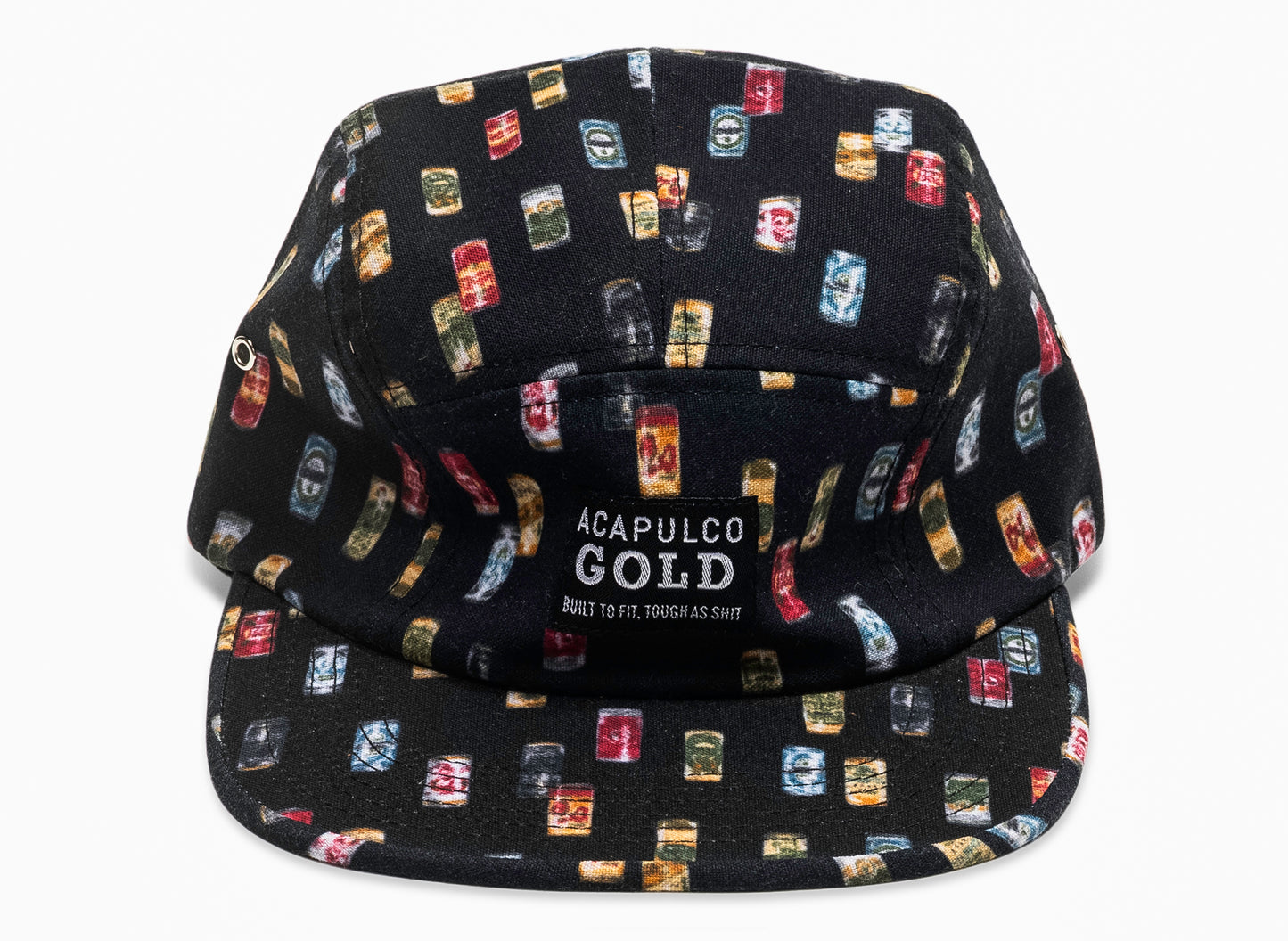 Acapulco Gold Built to Fit AOP Strapback Cap in Schwarz