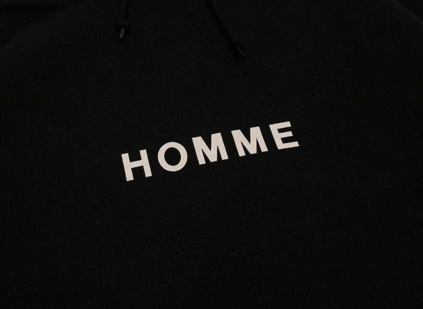 Sudadera con capucha Comme des Garçons HOMME en negro