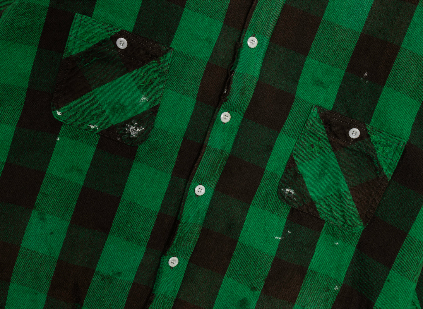 Camisa de franela Saint Michael en verde