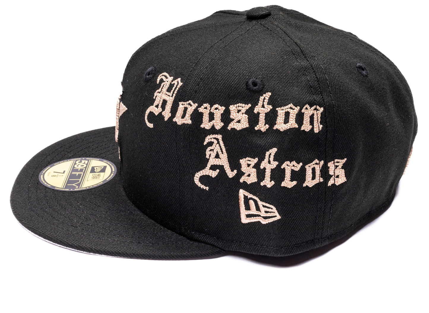 New Era MX Heritage Houston Astros 59Fifty Fitted Hat in team colors, unisex cap, view 2