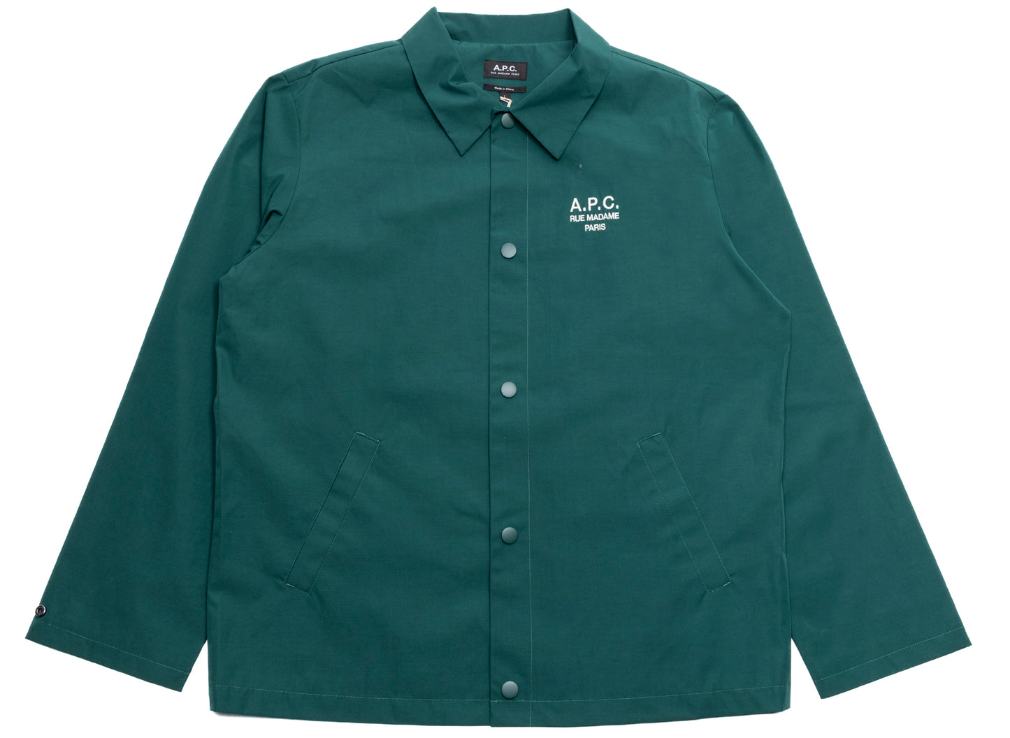 Blusón abotonado A.P.C. Regis en verde