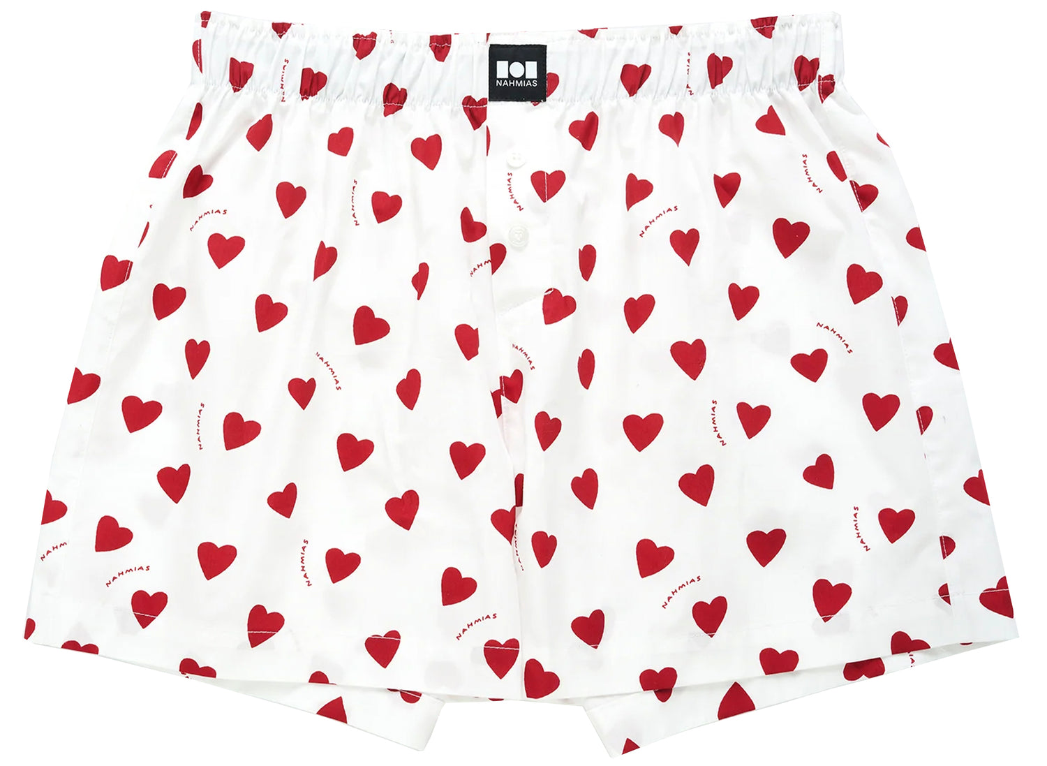 Nahmias Sweetheart Boxer in White, men's boxer shorts underwear