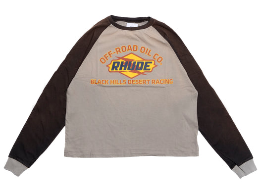 Camiseta de manga larga raglán Rhude Black Hills