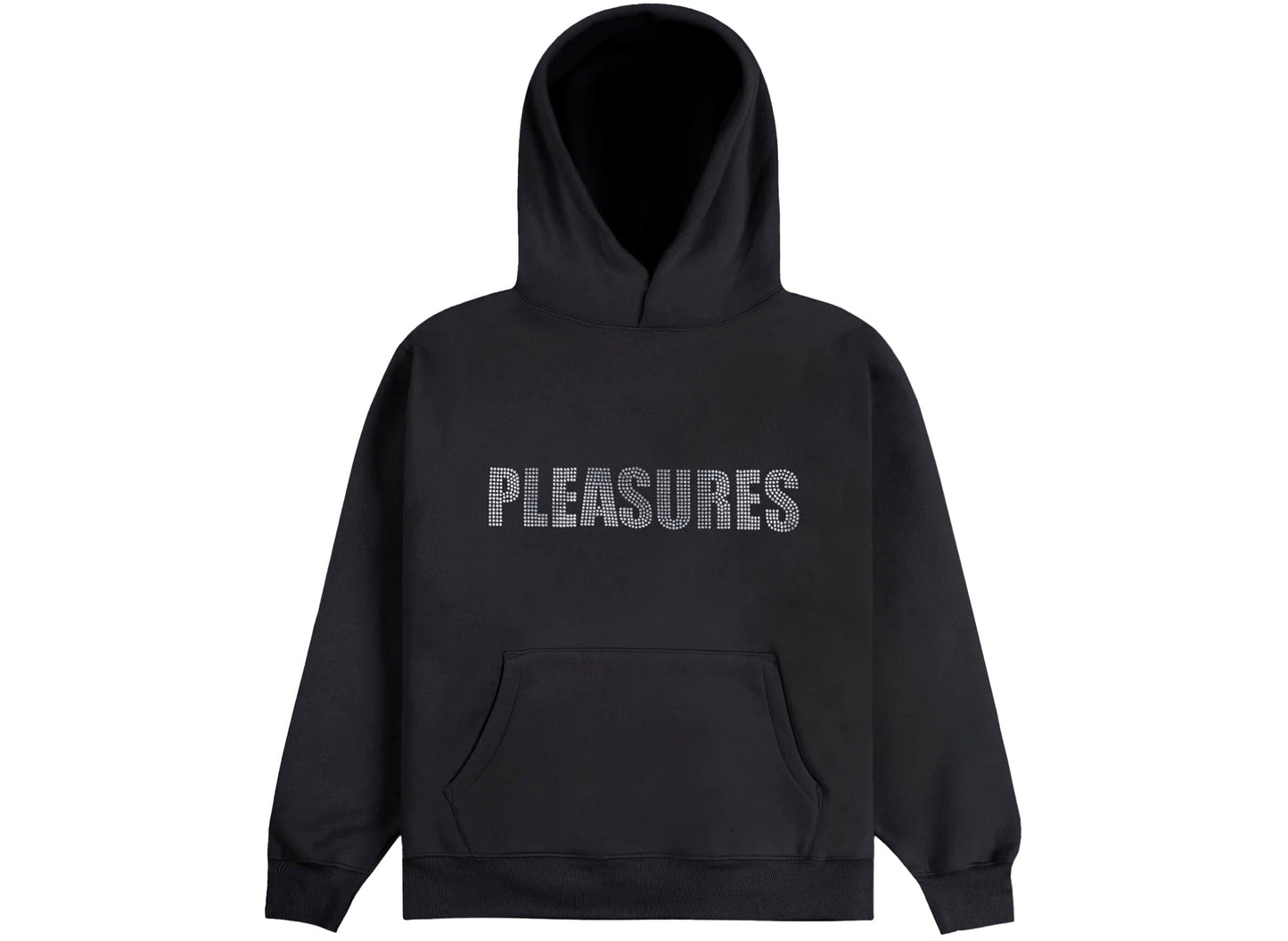 Pleasures Rhinestone Impact Hoodie in Schwarz
