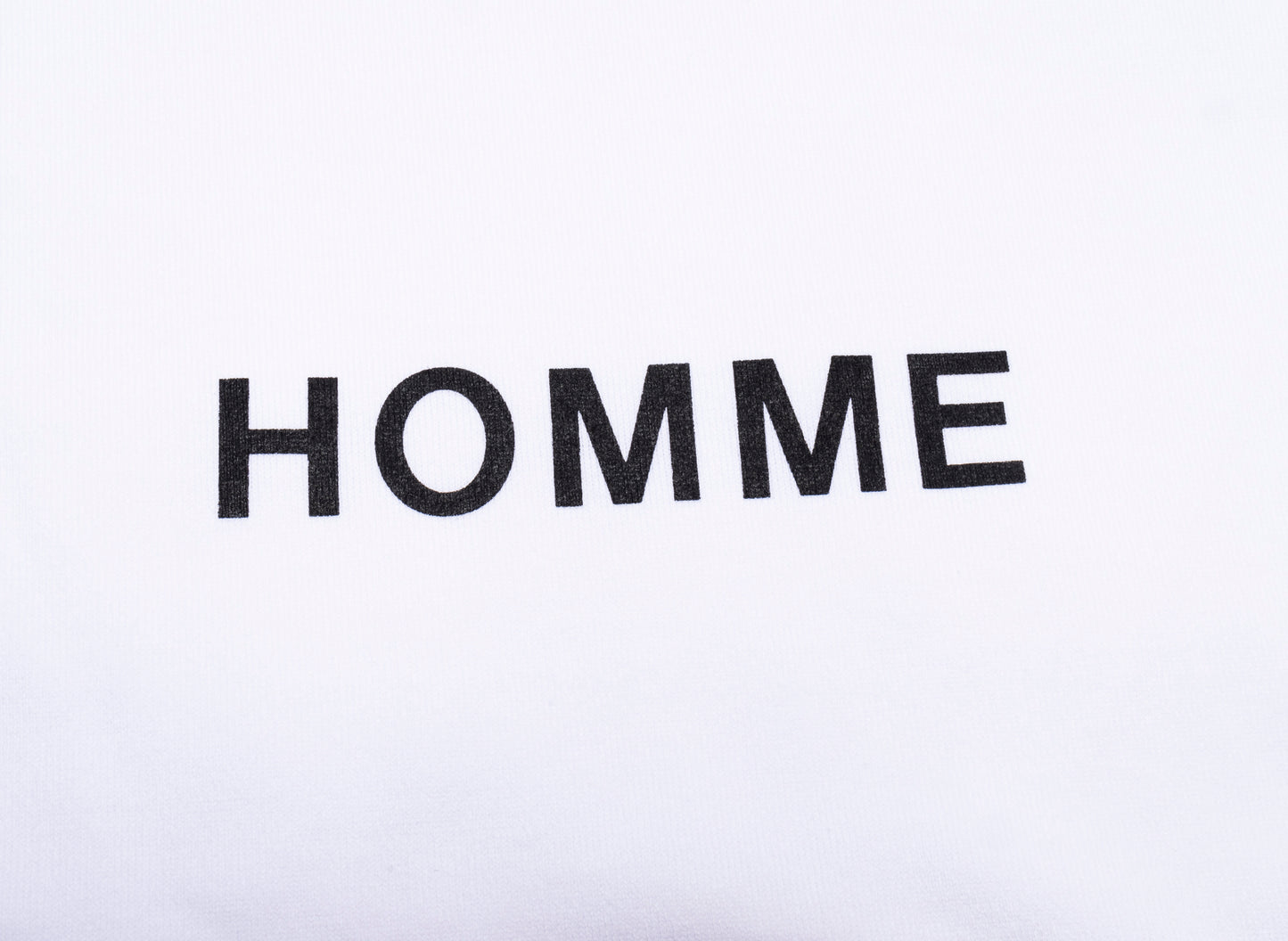 Comme des Garçons HOMME Logo T-Shirt in Weiß v1