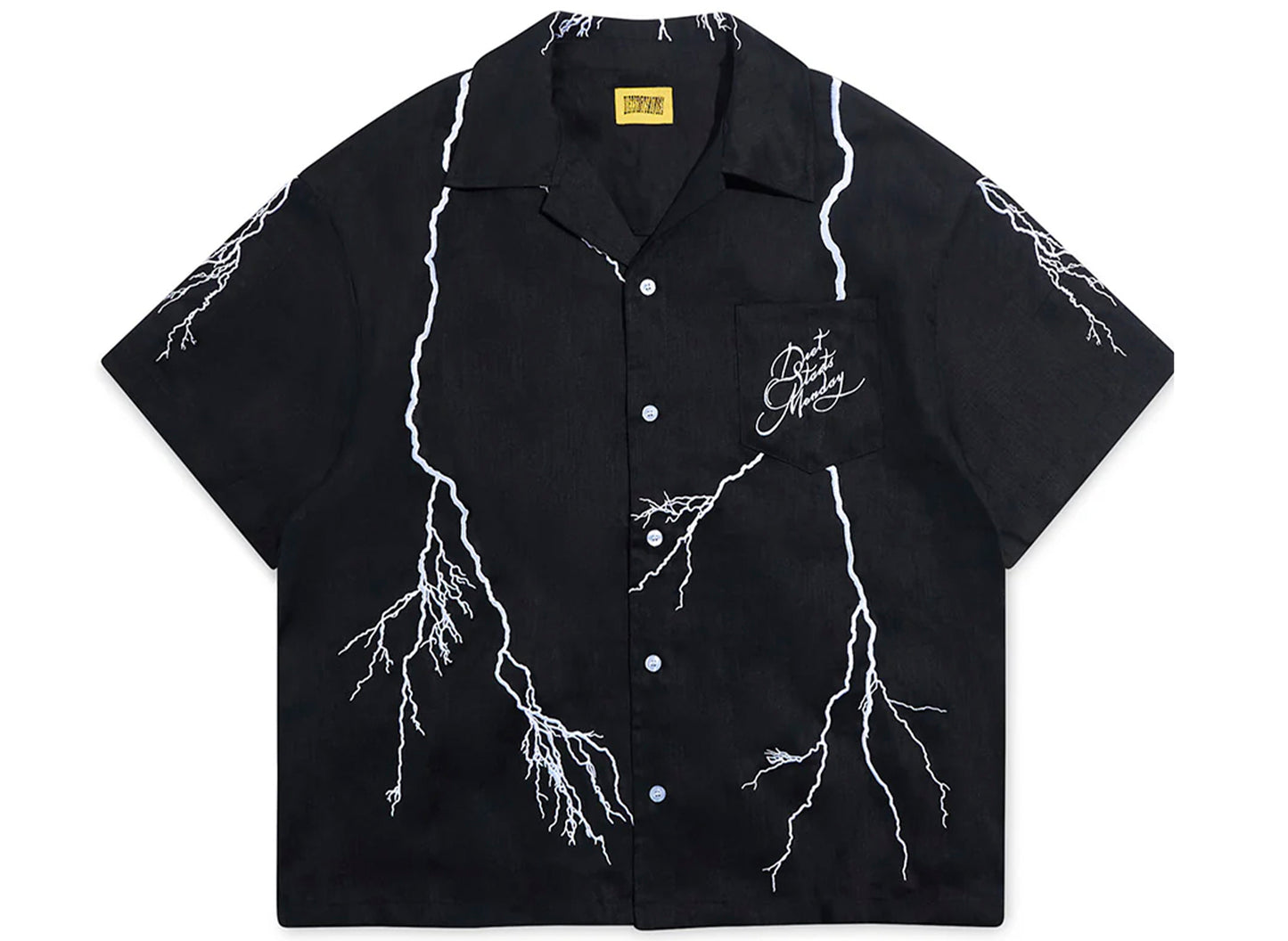 Diet Starts Monday Lightning Button Up in Schwarz