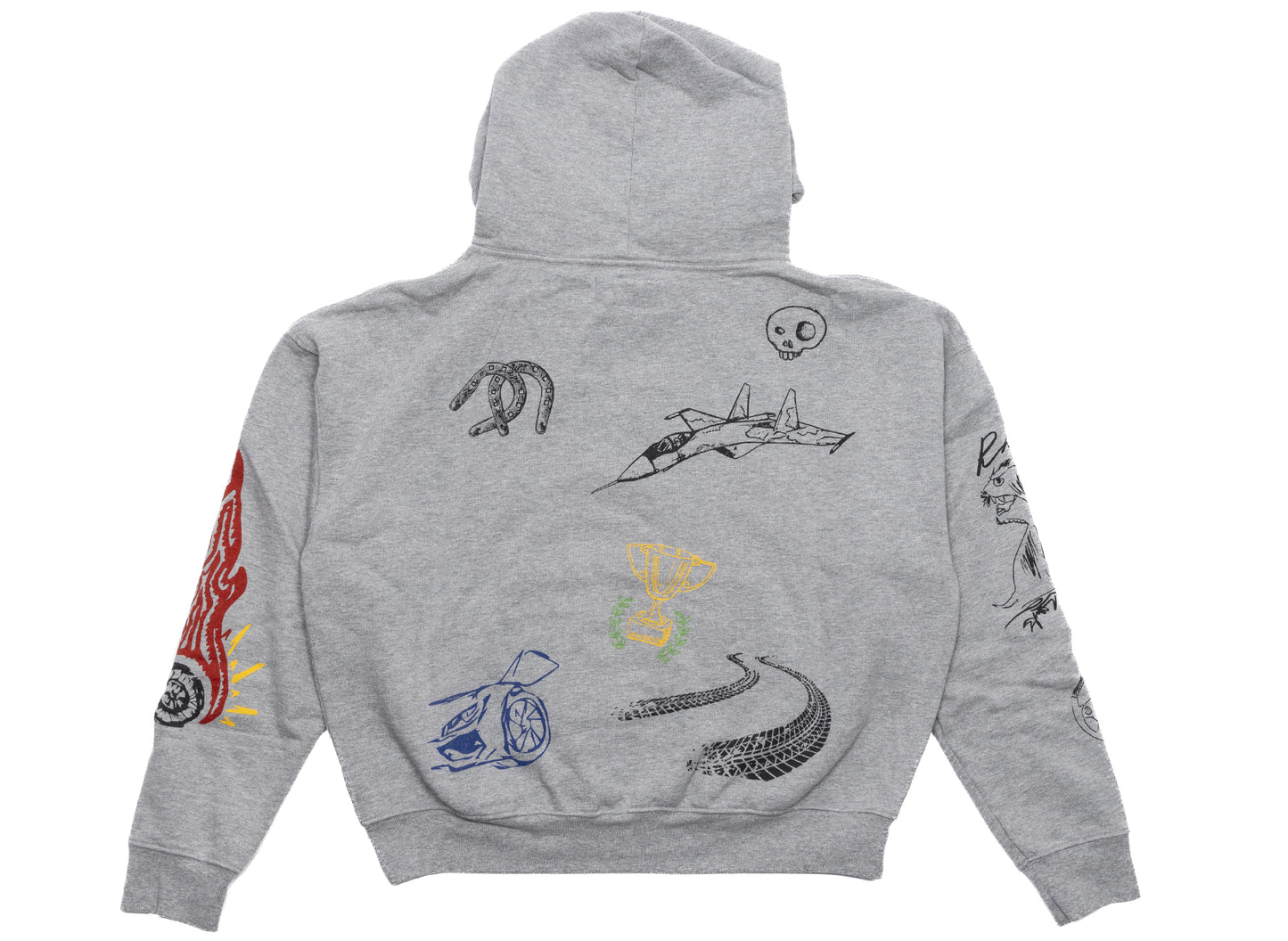 Rhude Scribble Kapuzenpullover