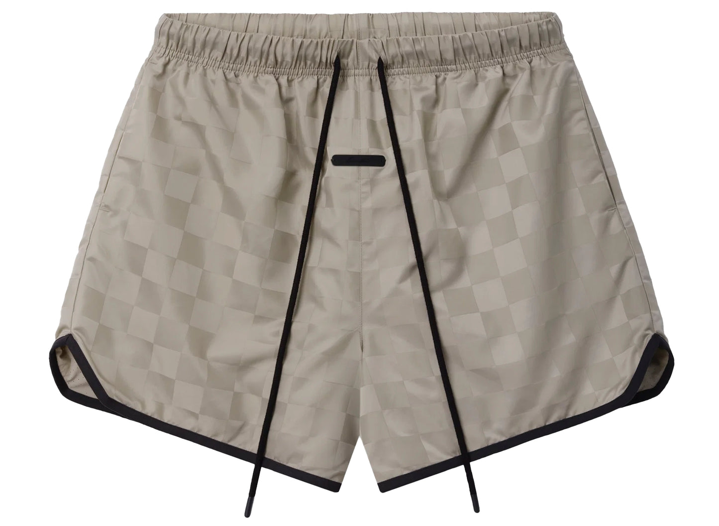 Fear of God Essentials Checkered Gym Short in Seal