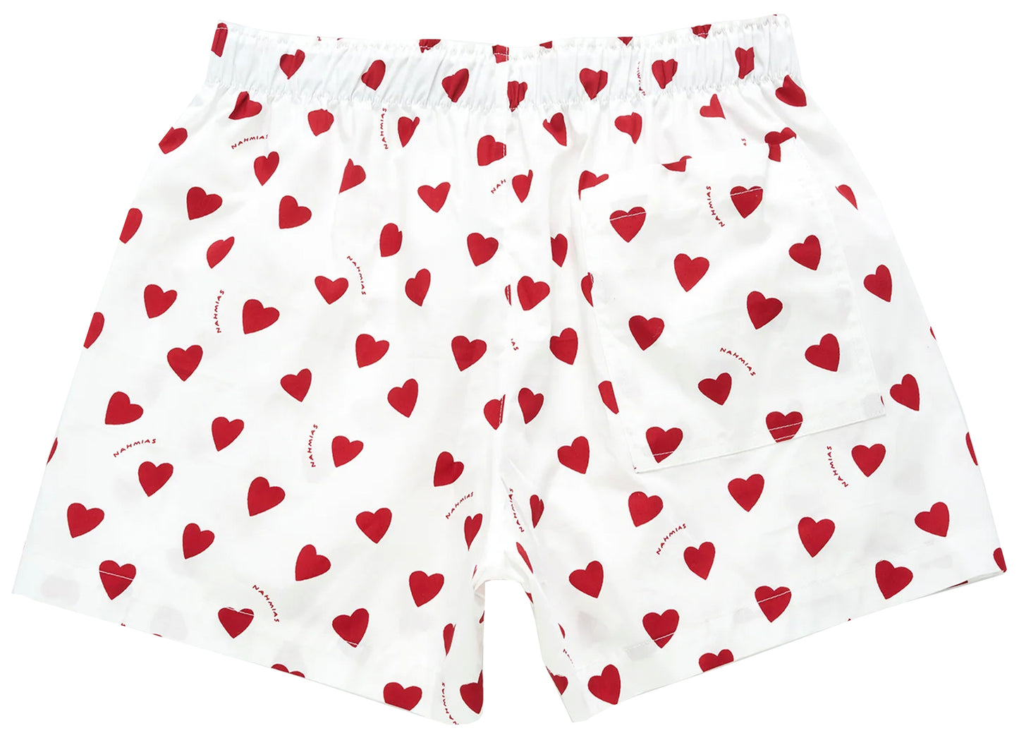 Nahmias Sweetheart Boxer in White, men's boxer shorts underwear, view 2