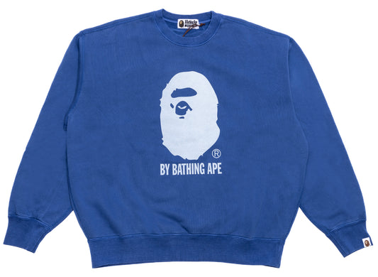 A Bathing Ape By Bathing Ape Overdye Rundhalspullover in Blau