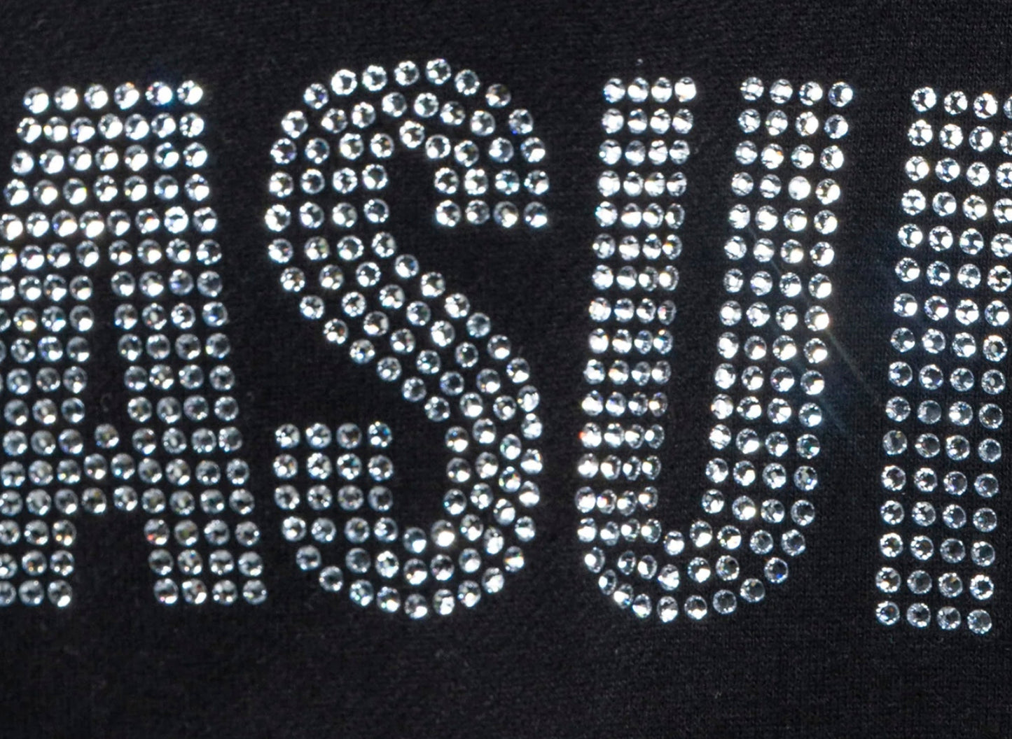 Pleasures Rhinestone Impact Hoodie in Schwarz