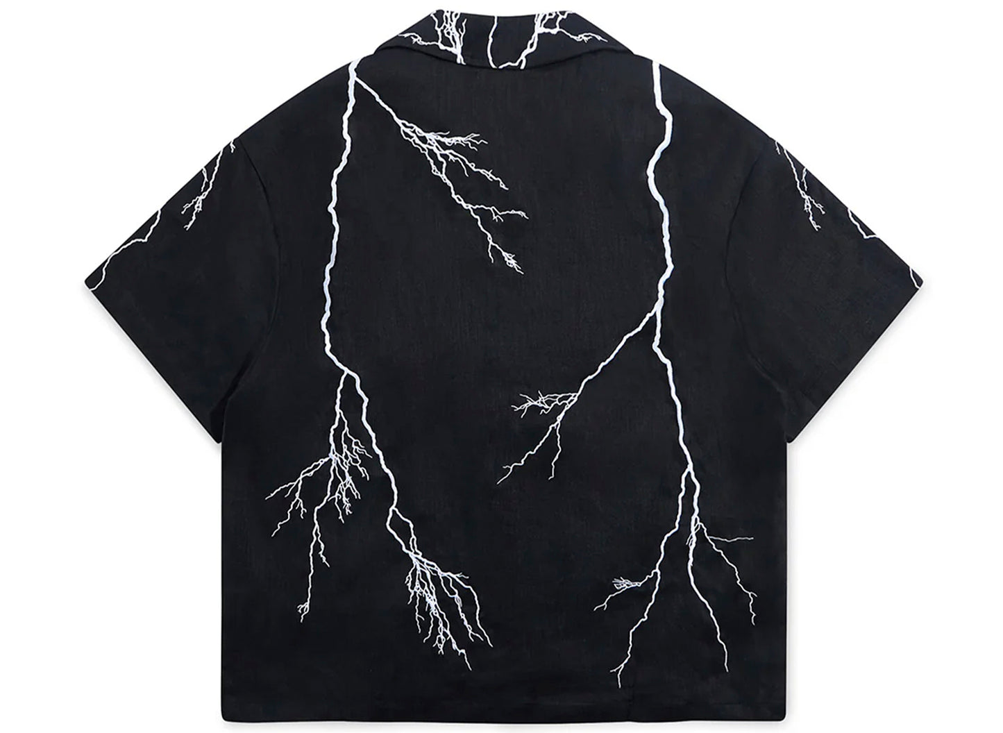 Diet Starts Monday Lightning Button Up in Schwarz