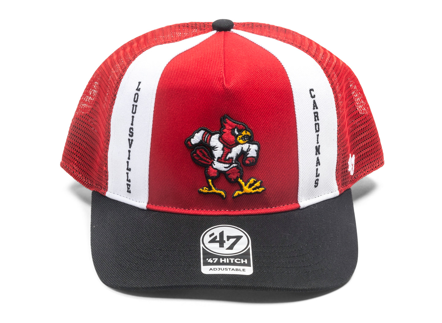 Gorra de malla trucker con cierre a presión 47 x Oneness NCAA Louisville Cardinals