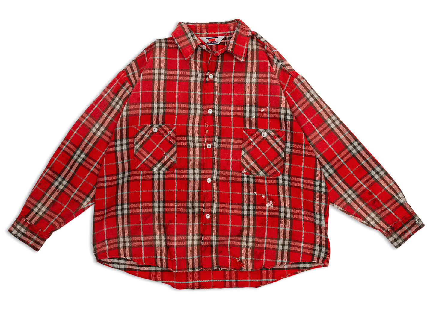 Camisa de franela Saint Michael en rojo