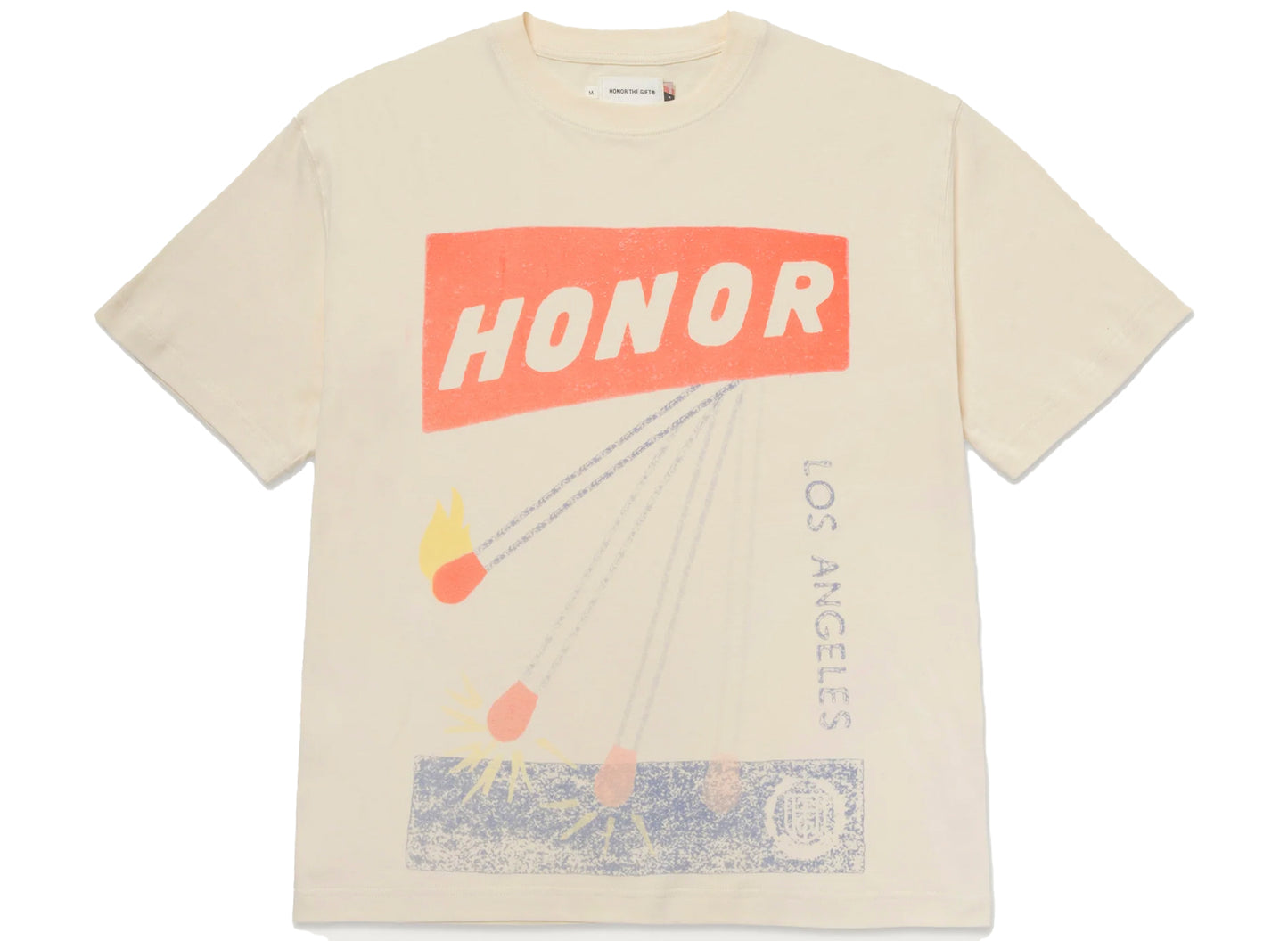 Camiseta Honor the Gift HTG Match Box en Blanco