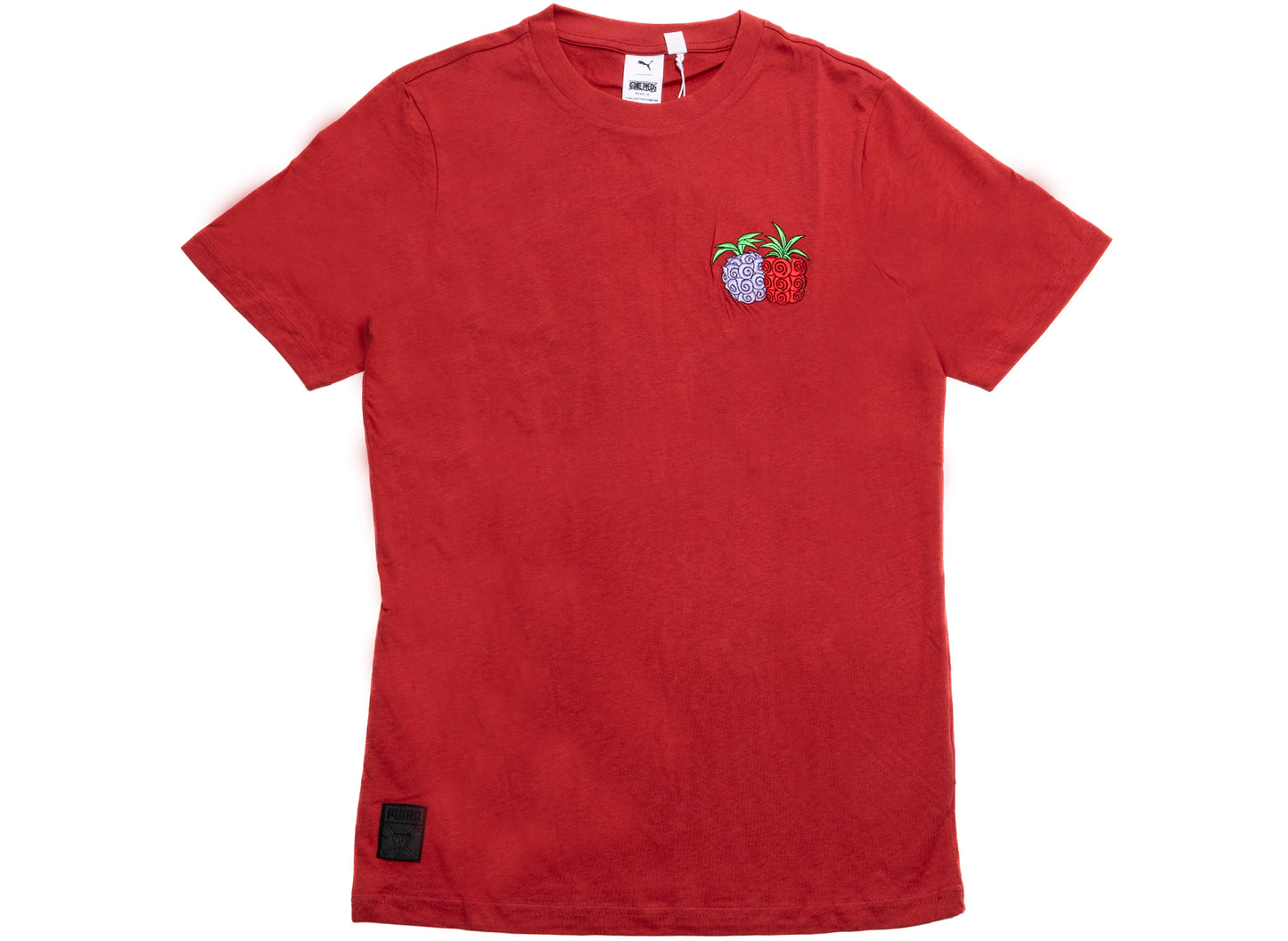 Puma x One Piece Grafik-T-Shirt in Rot