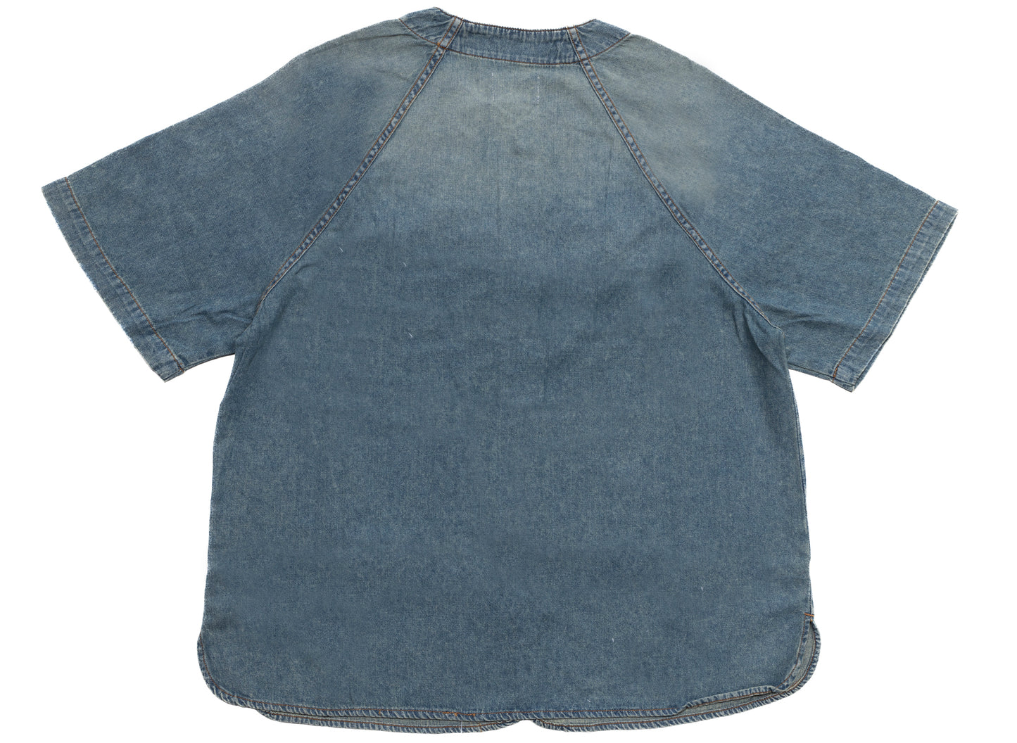 Rhude Baseball Denim Hemd