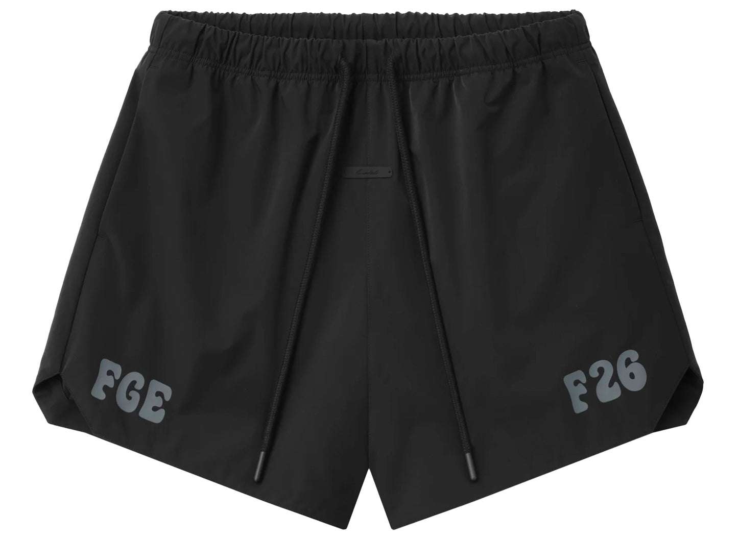 Fear of God Essentials Gym Short in Vintage Black