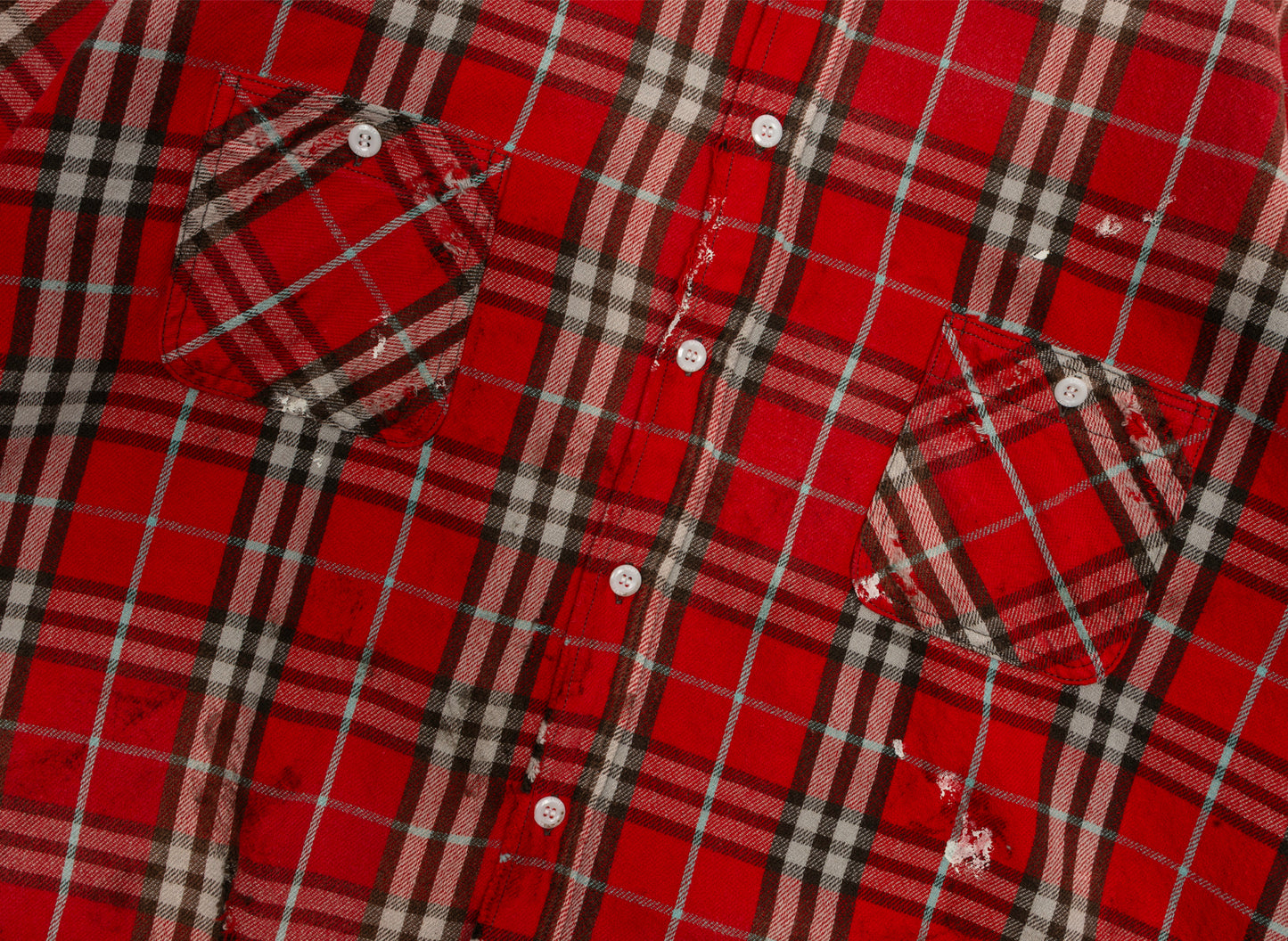 Camisa de franela Saint Michael en rojo