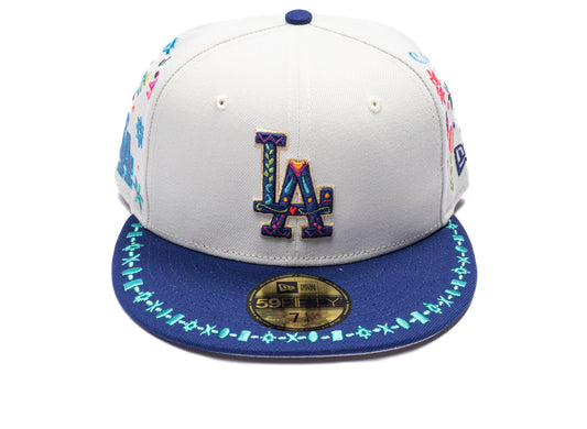 New Era LAT Heritage Los Angeles Dodgers 59Fifty Fitted Hat in team colors, unisex cap
