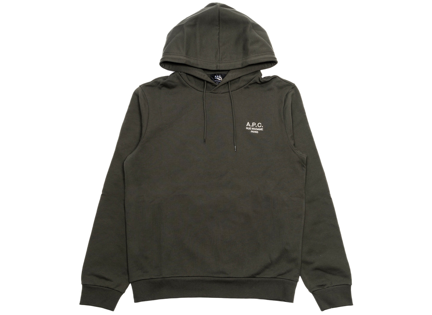 Sudadera con capucha A.P.C. Rue Madame en color oliva