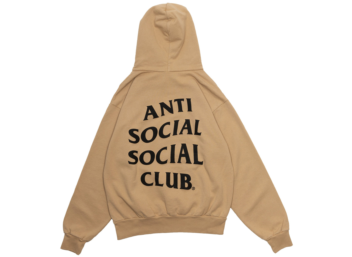 Sudadera con capucha Anti Social Social Club Mind Games color tostado, hecha en EE. UU.
