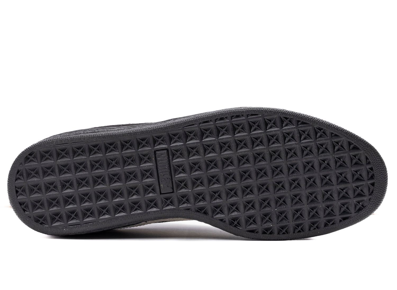 Puma Suede Charles F. Stead VI in PUMA Black / Alpine Snow, men's sneaker, view 5