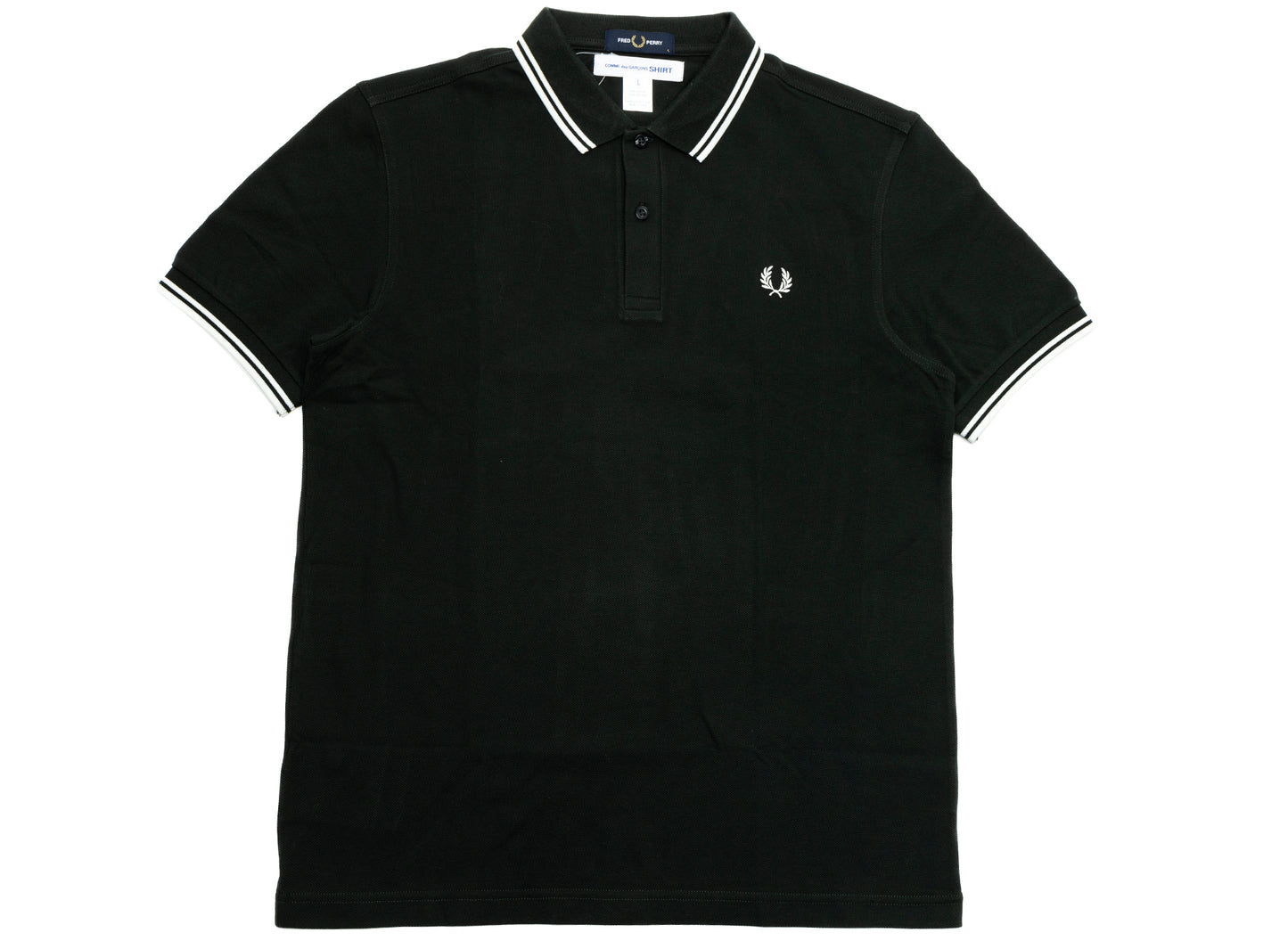 Polo Comme des Garçons SHIRT x Fred Perry Strong Will en verde