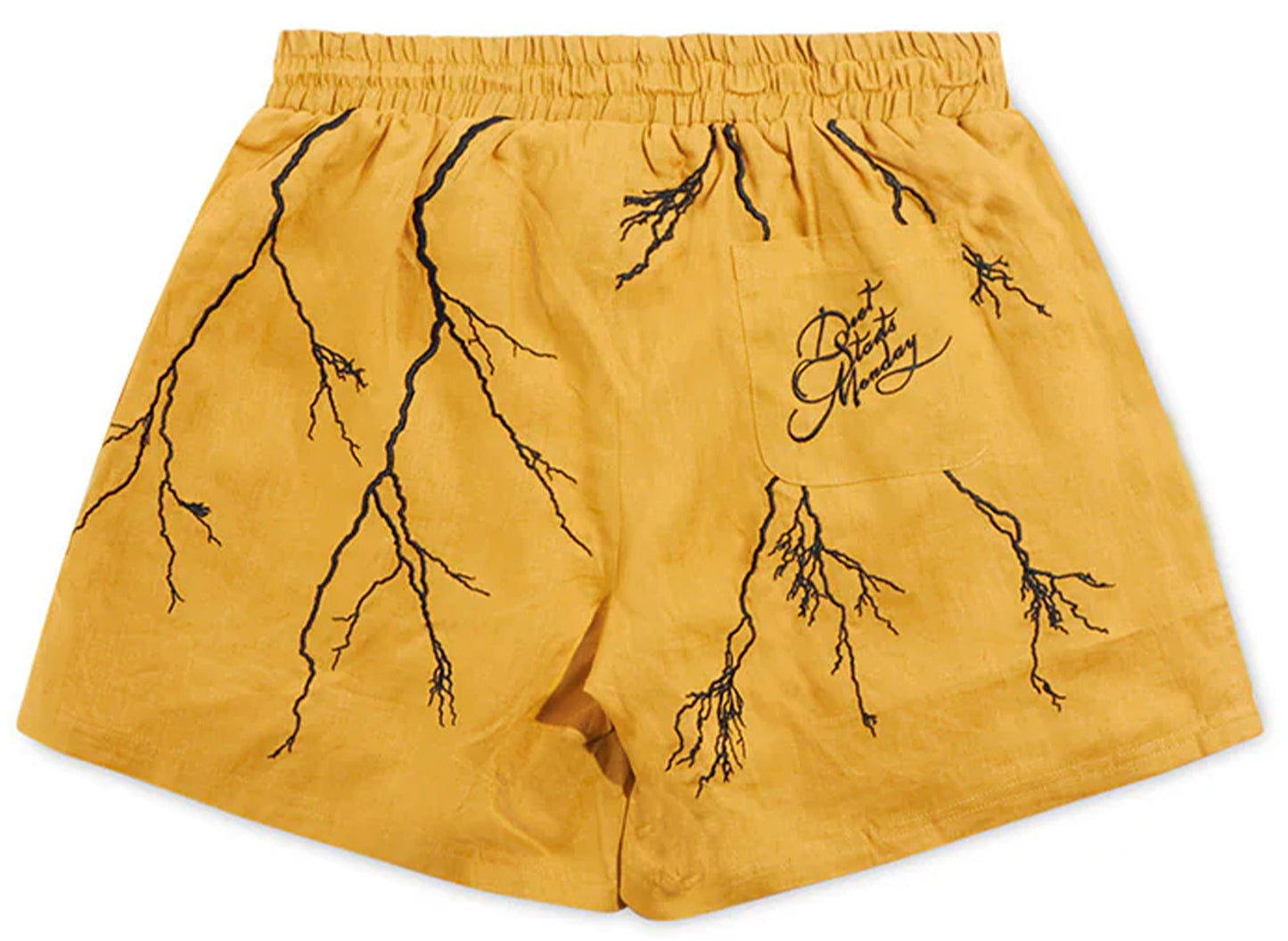 Pantalones cortos Lightning Diet Starts Monday en amarillo