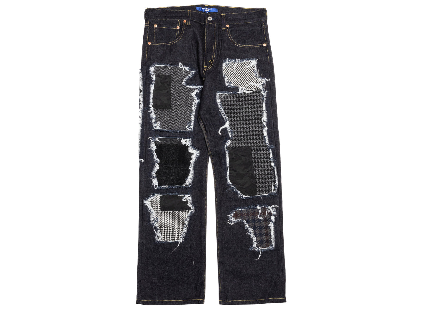 Junya Watanabe MAN Cotton Pants in Indigo Mix, men's cotton trousers