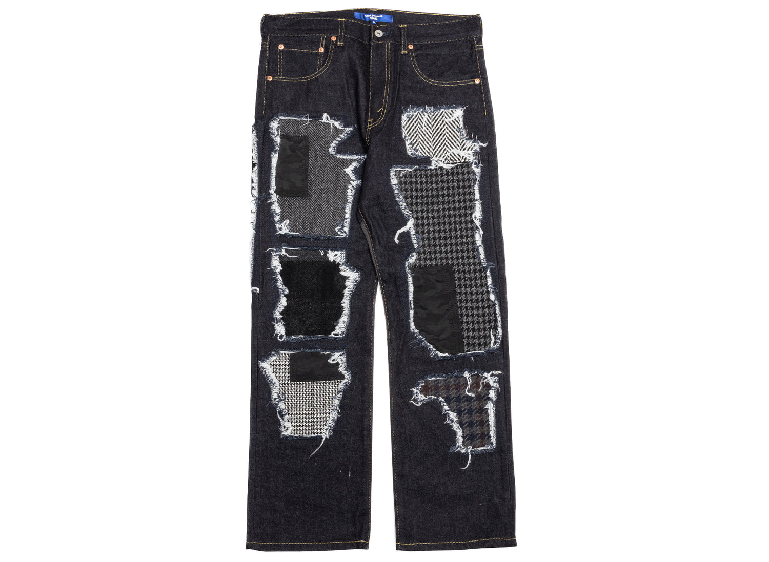 Junya Watanabe MAN Cotton Pants in Indigo Mix, men's cotton trousers
