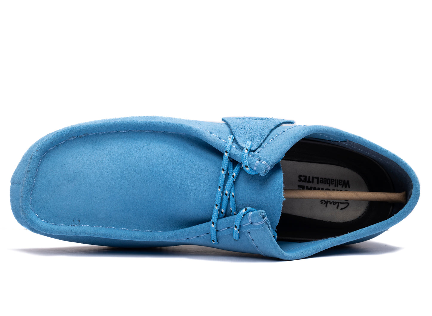 Clarks Wallabee Lite in Blue Suede