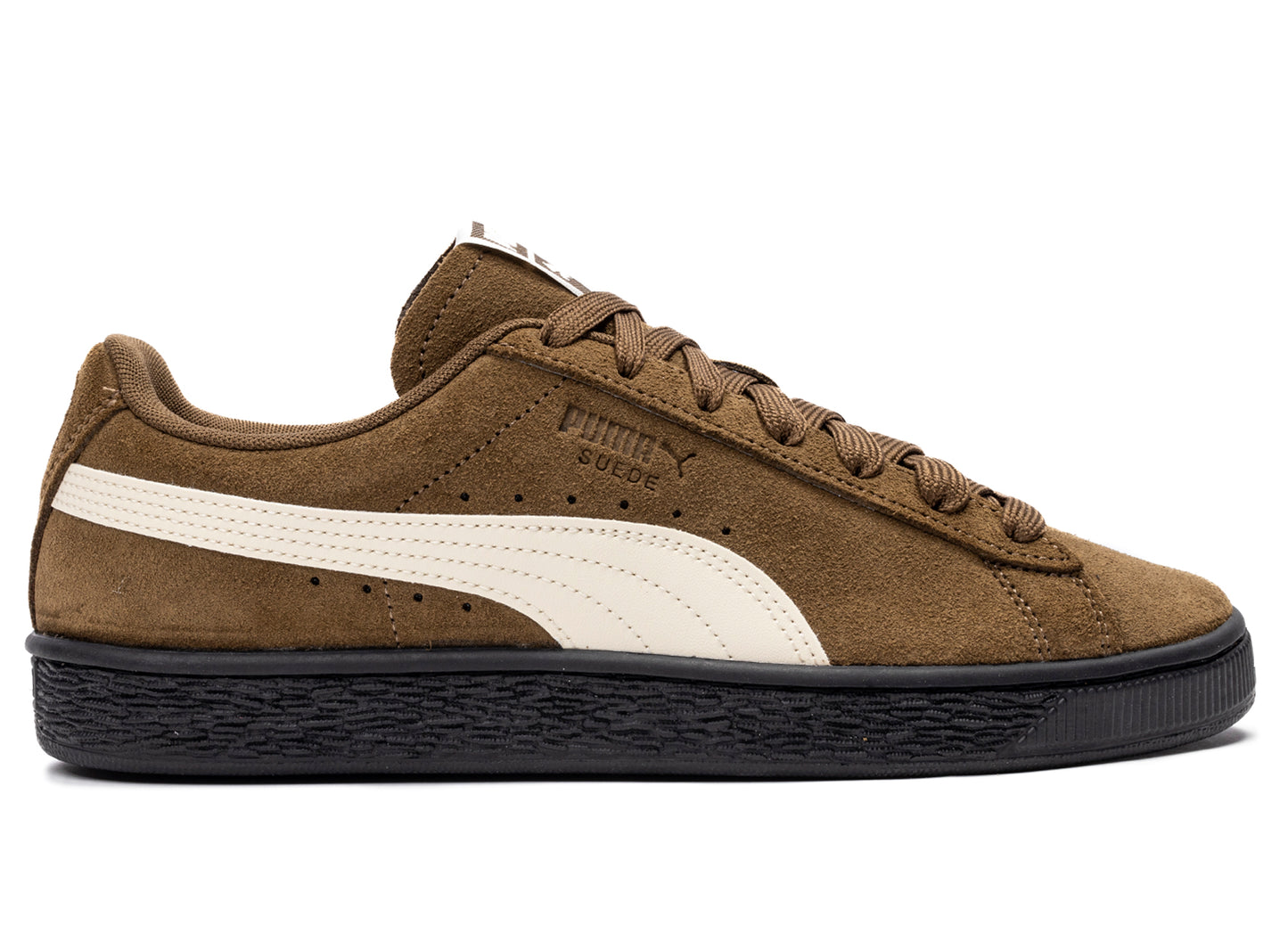 Puma Suede Charles F. Stead VI in Aged Copper / Alpine Snow, men's sneaker