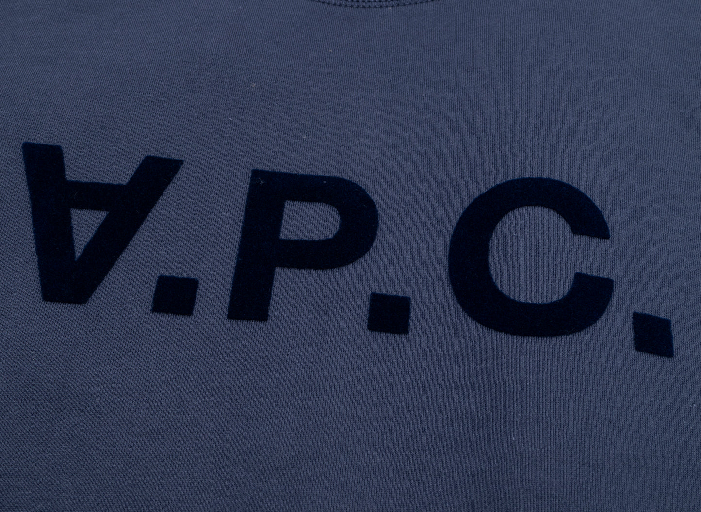 Sudadera extragrande A.P.C. Grand VPC en azul