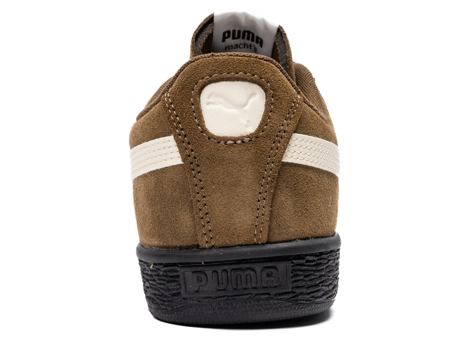 Puma Suede Charles F. Stead VI in Aged Copper / Alpine Snow, men's sneaker, view 2