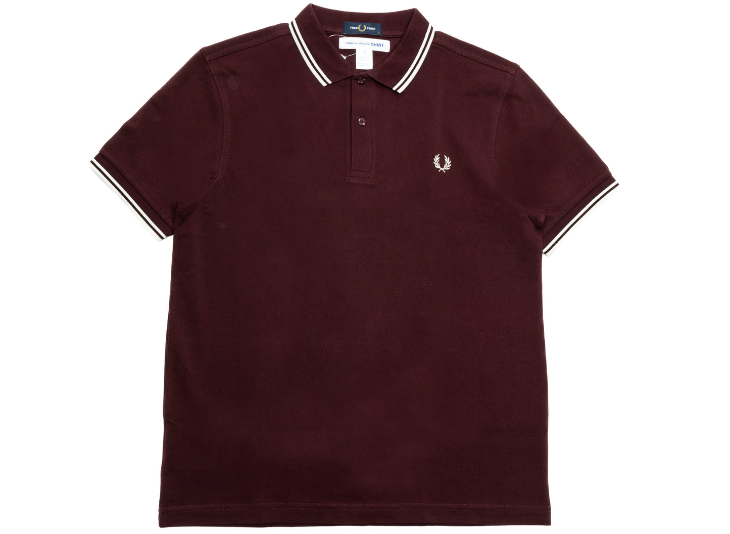 Polo Comme des Garçons SHIRT x Fred Perry Strong Will en granate