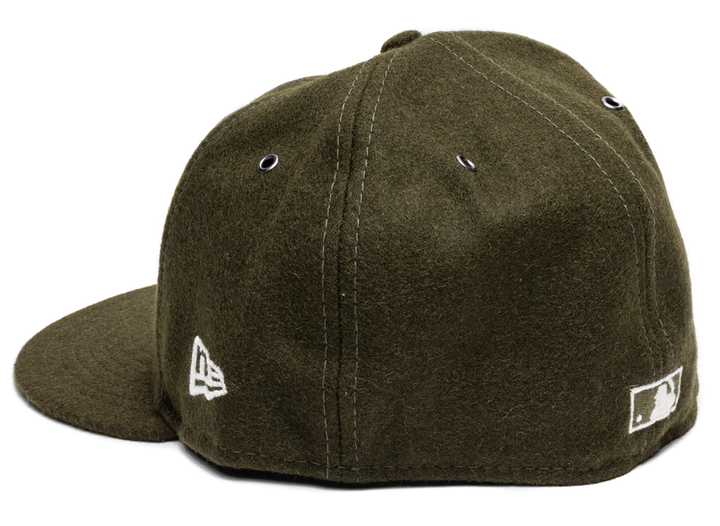 New Era New Los Angeles Dodgers Wool Fitted Hat in Grün