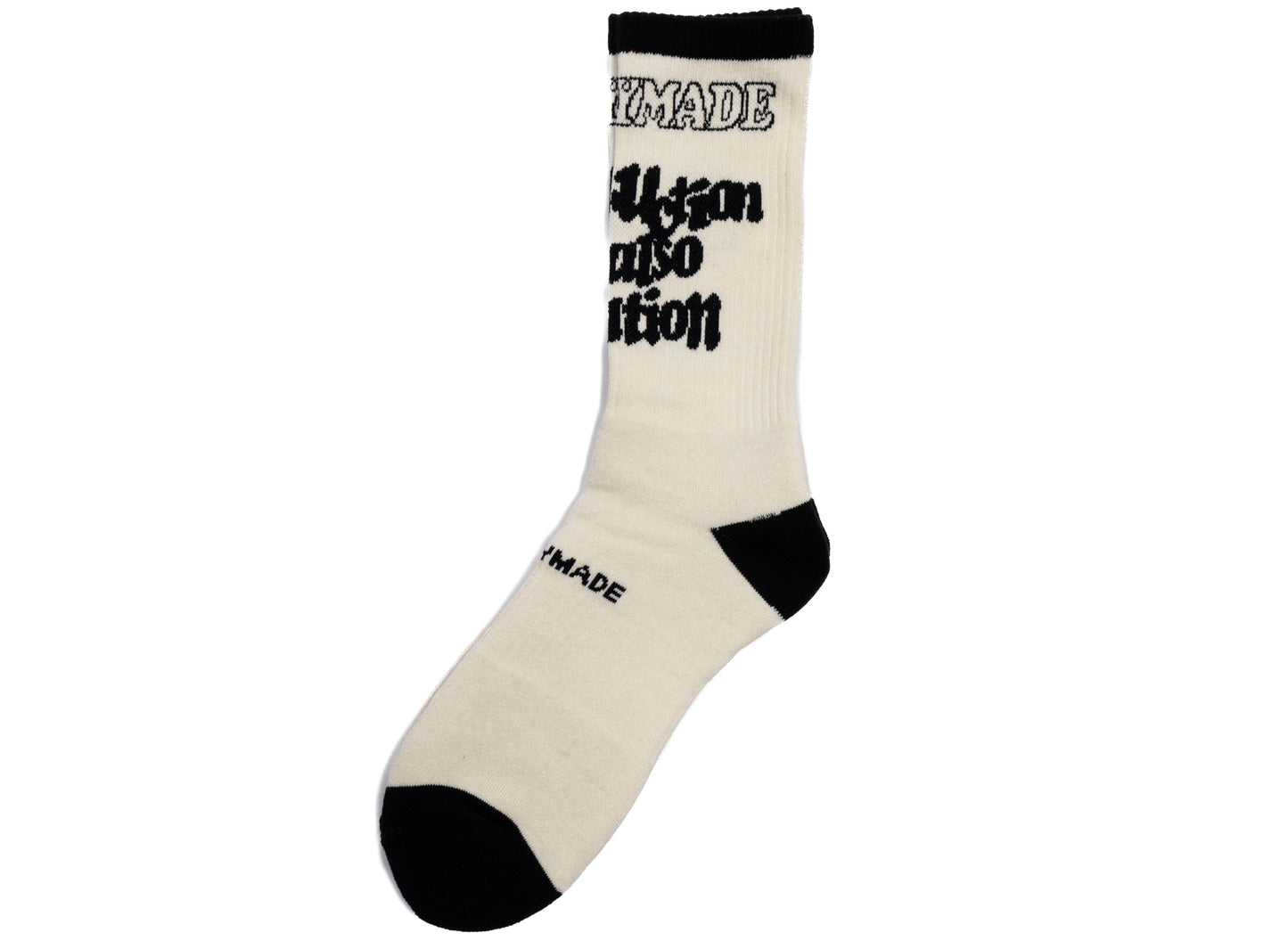 Readymade Destruction Socks in Ecru