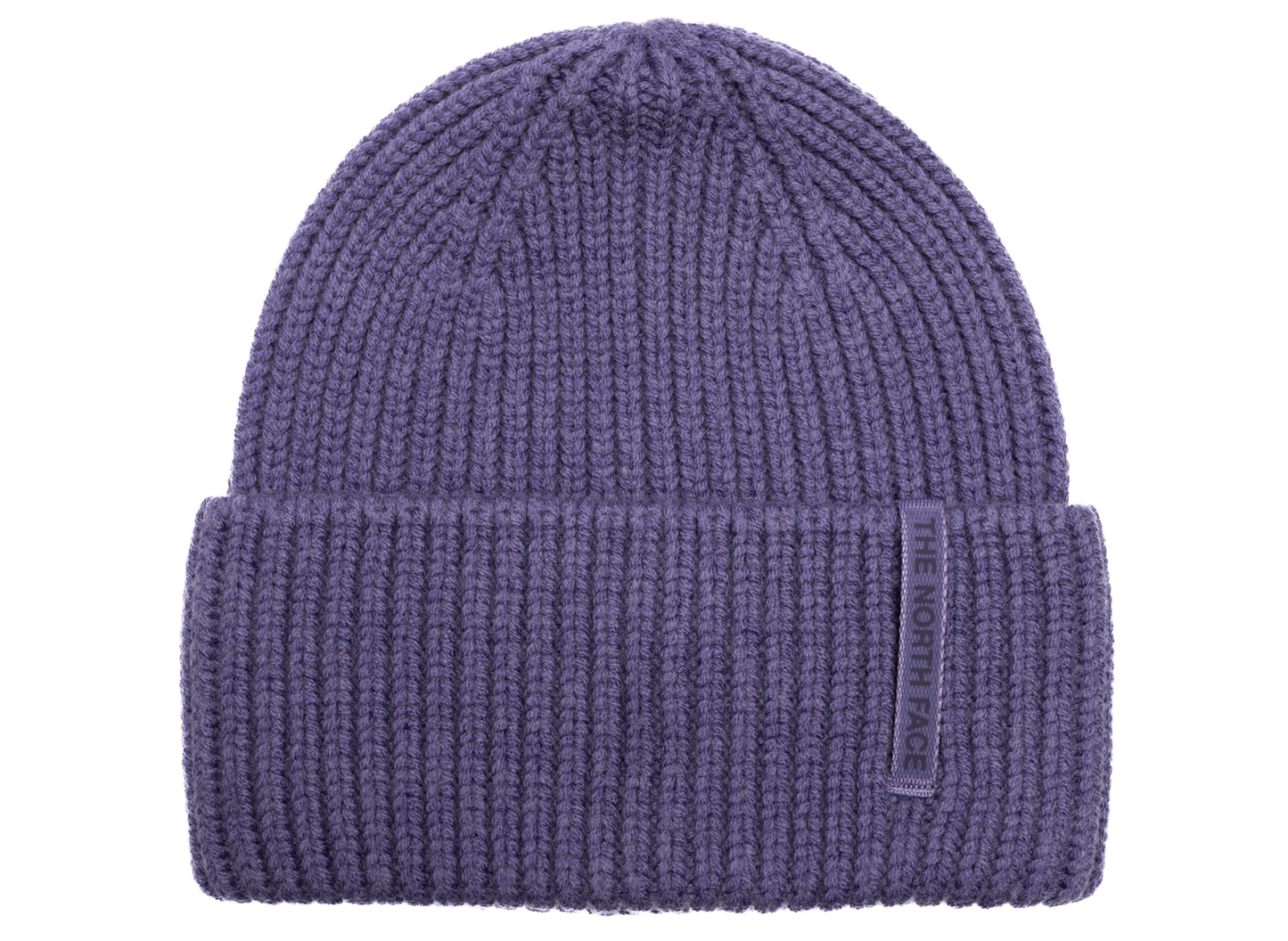 The North Face Wool Blend Beanie in Grounded Plum, unisex knit beanie