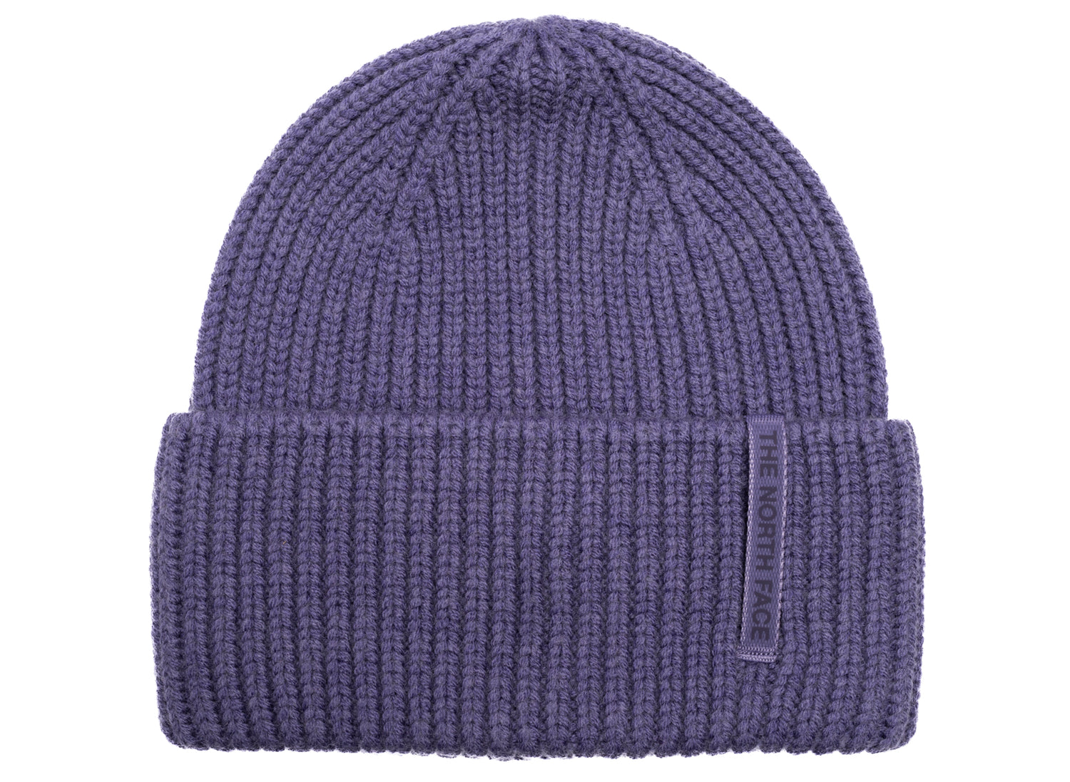 The North Face Wool Blend Beanie in Grounded Plum, unisex knit beanie