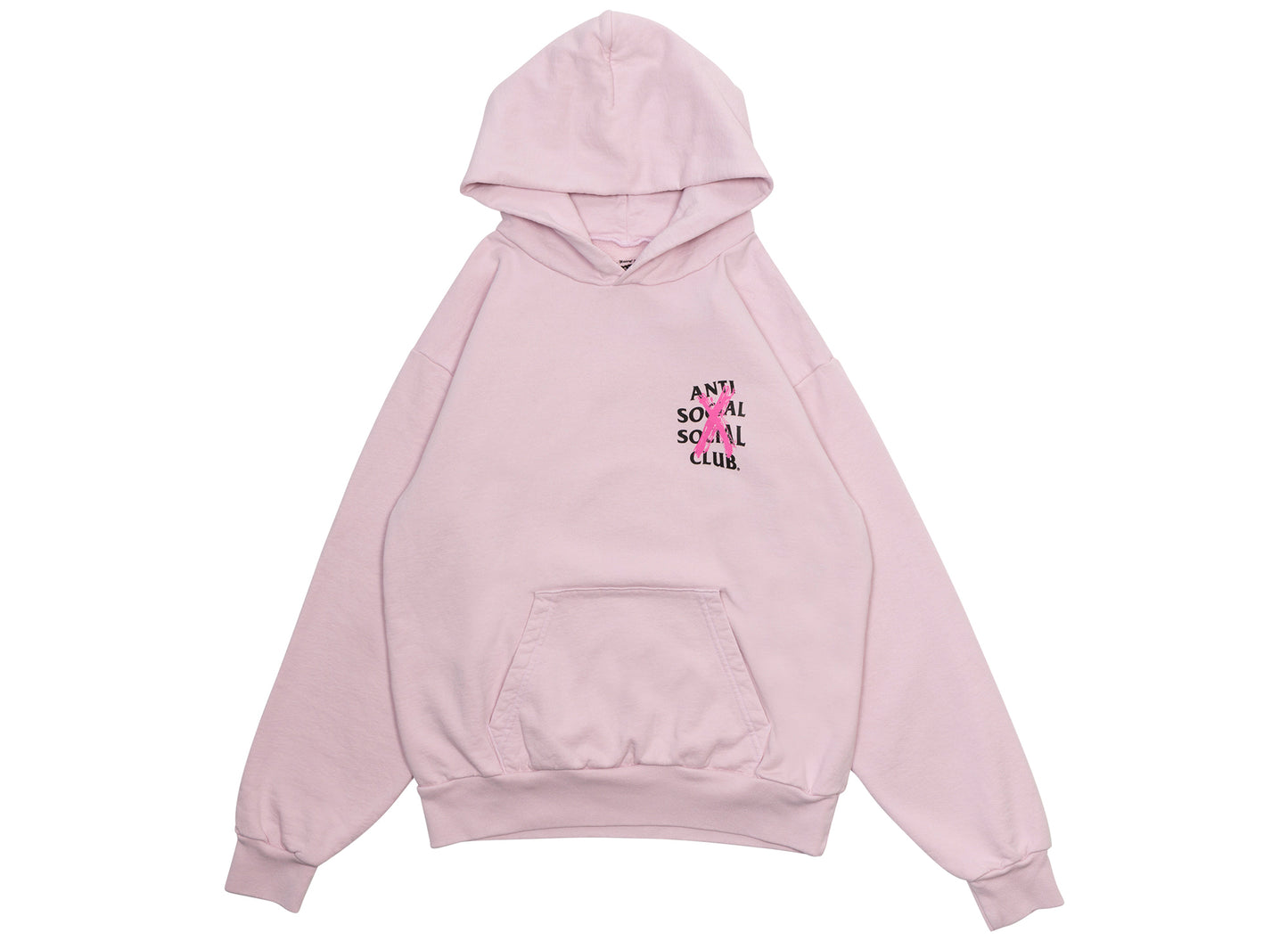 Sudadera con capucha rosa Anti Social Social Club Made in USA Cancelled
