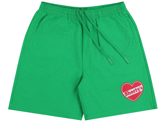 Pleasures Heart Sportshorts in Grün