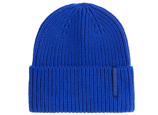 The North Face Wool Blend Beanie in TNF Blue, unisex knit beanie