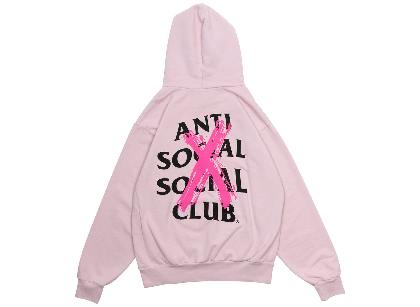 Sudadera con capucha rosa Anti Social Social Club Made in USA Cancelled
