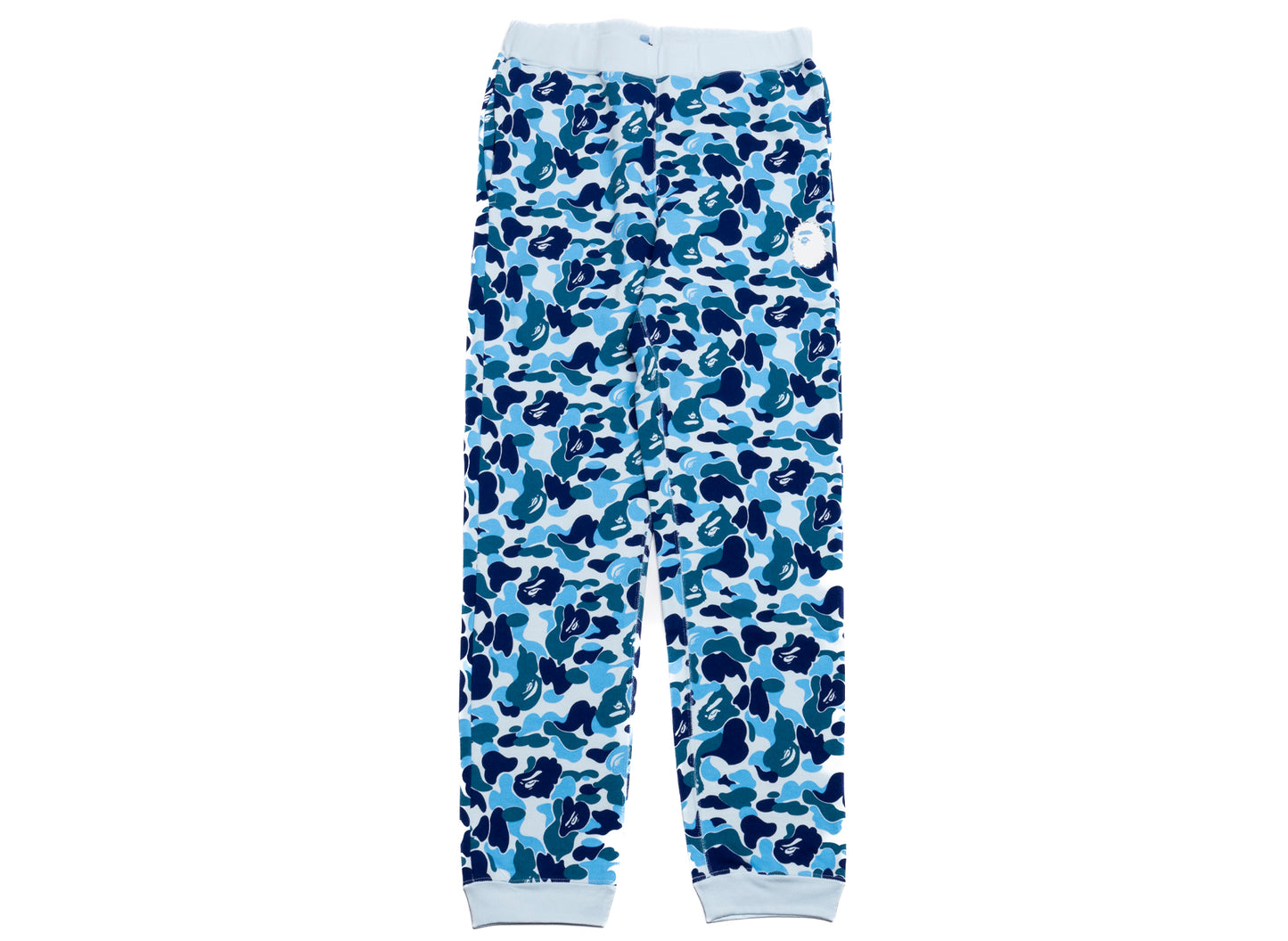 A Bathing Ape ABC Camo Crystal Stone Sweatpants in Blau