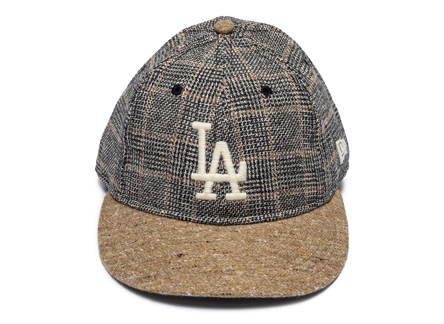 Gorra ajustada New Era Vintage Tweed Los Angeles Dodgers