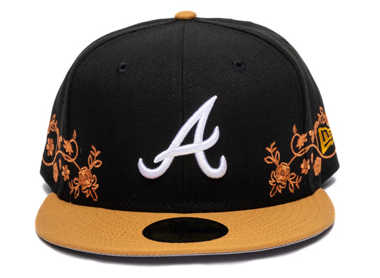 New Era Floral Vine Atlanta Braves Fitted Cap