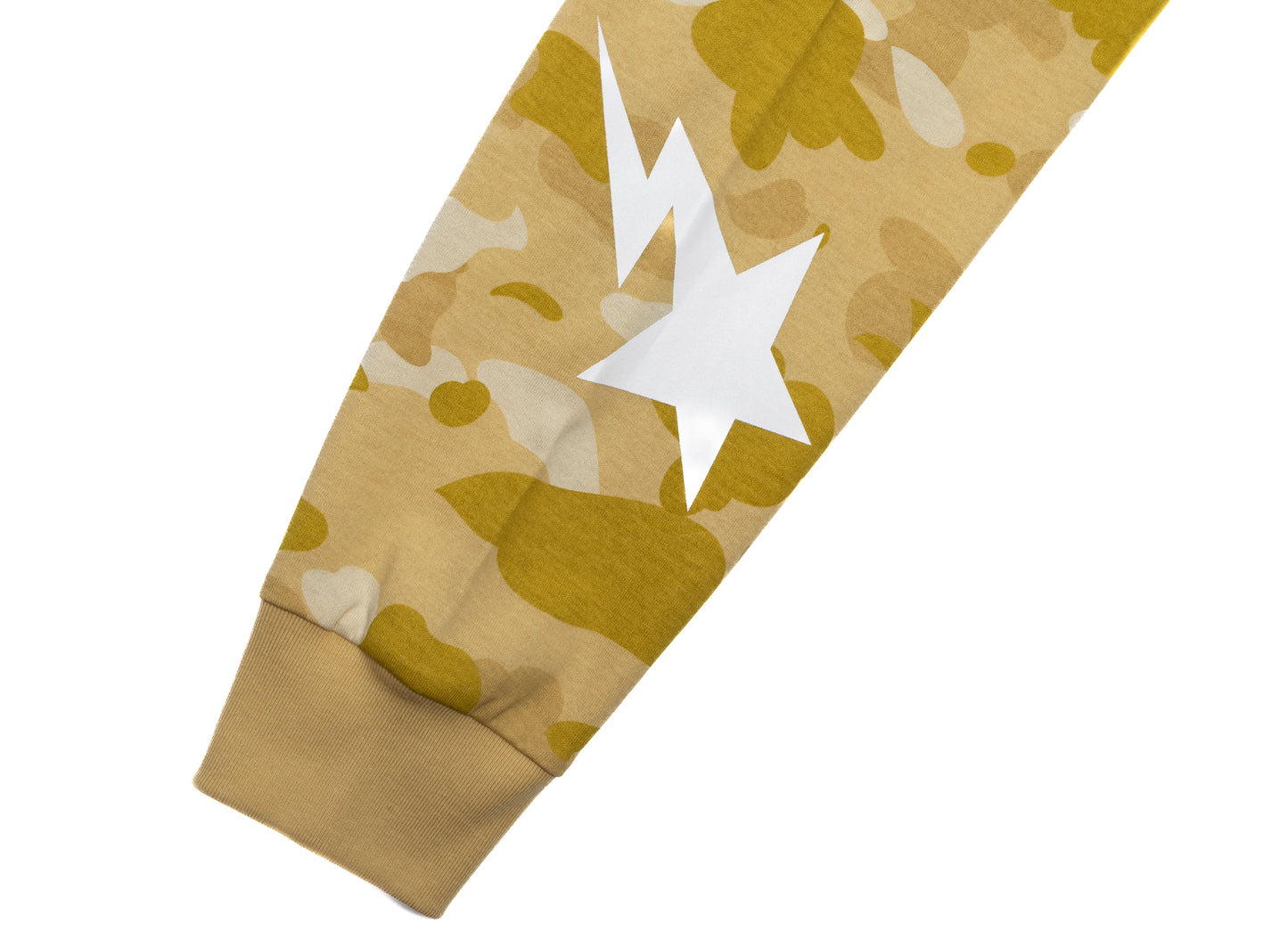A Bathing Ape Color Camo Langarmshirt in Gelb