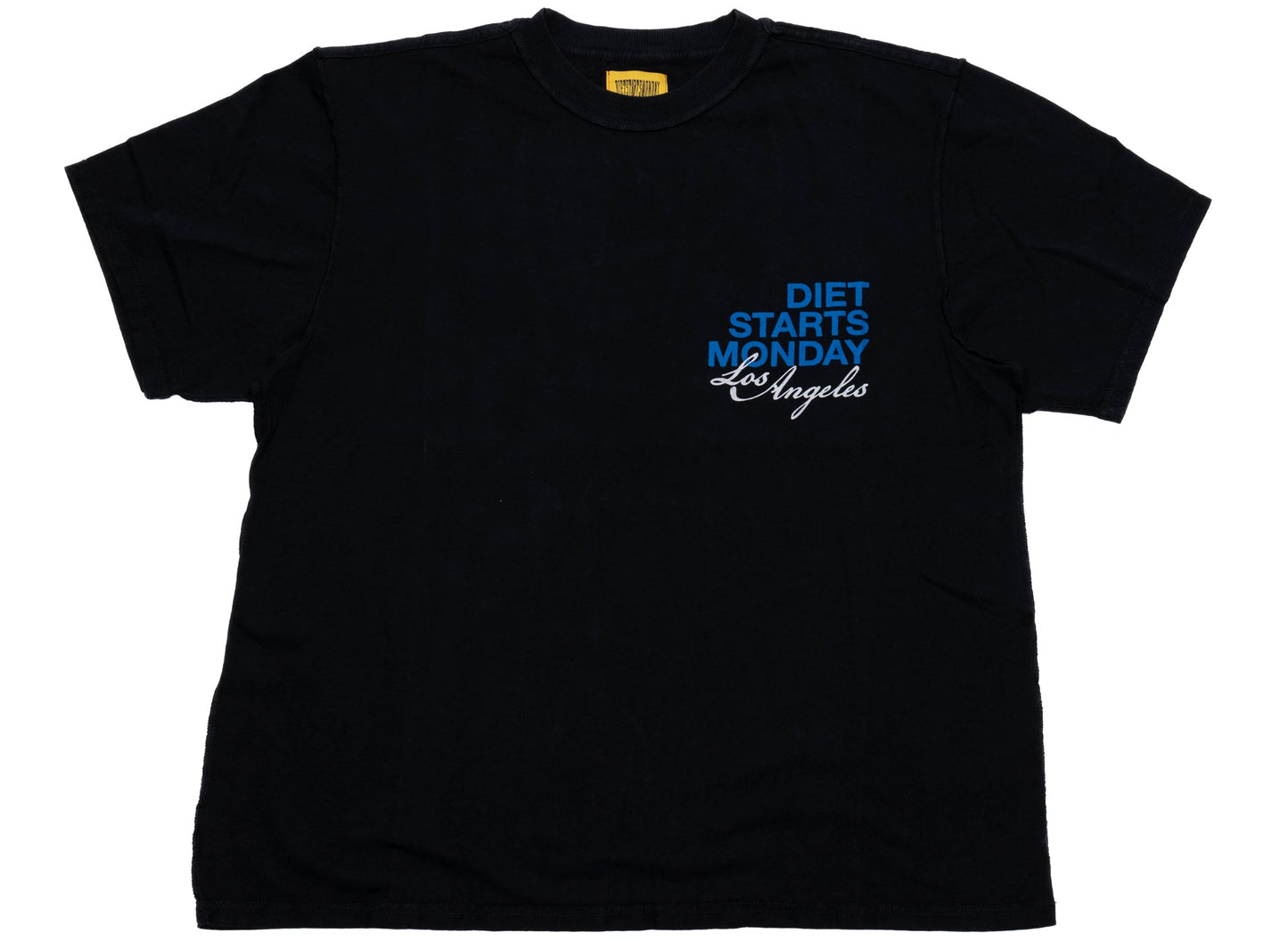 Camiseta negra Diet Starts Monday LA
