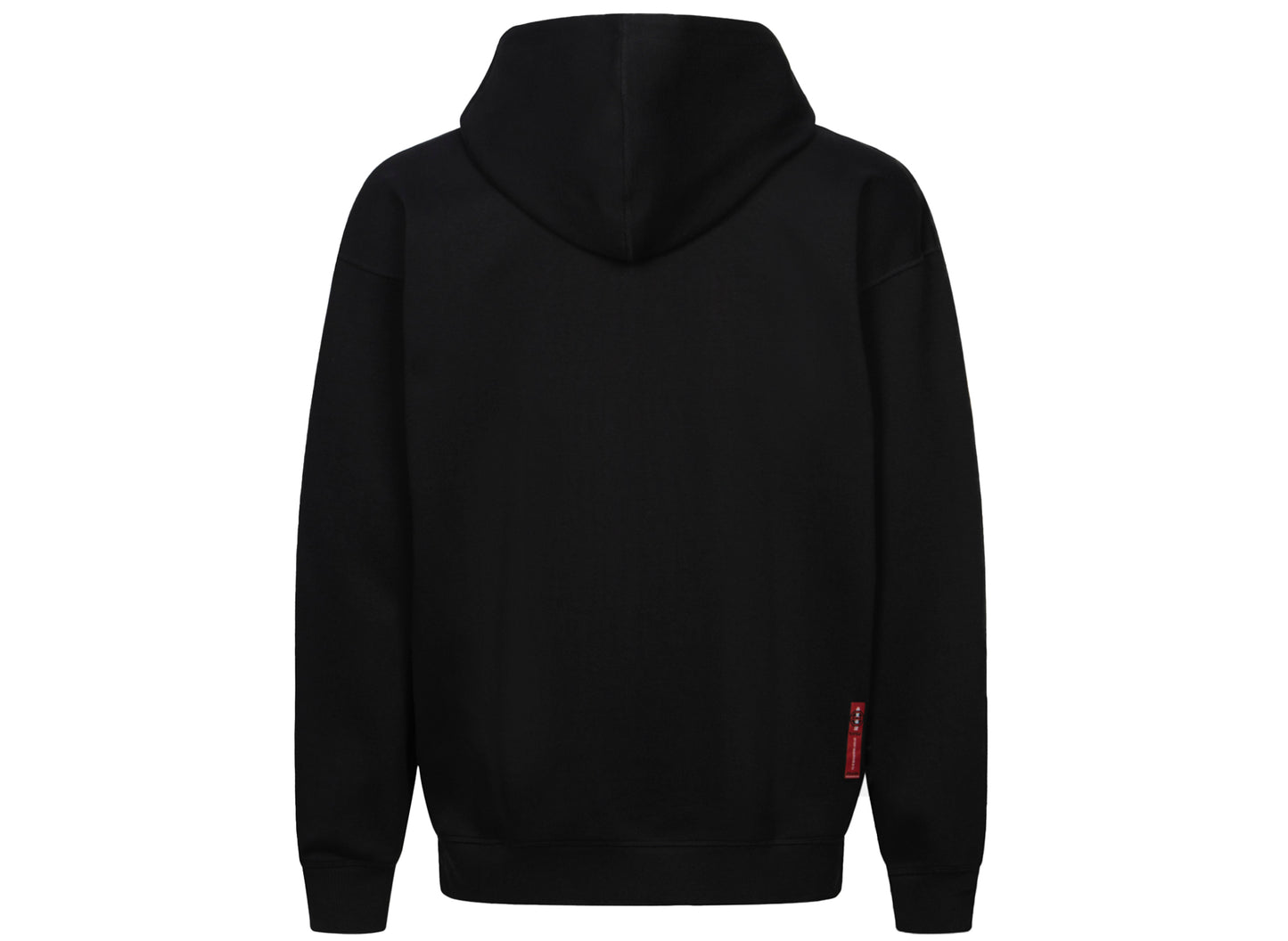 Evisu Deer & Treasure Pattern Seagull Print Loose Fit Hoodie in Black